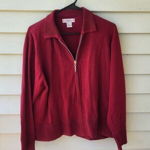 Dressbarn haf zip up sweater